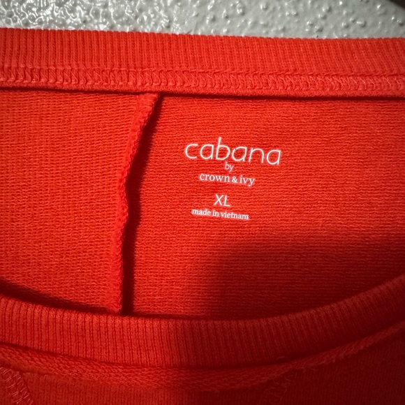 ⚡️NWT Cabana Orange Sweeper Fall Sweater - Picture 3 of 4